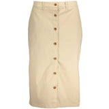 Gant Gant Beige Cotton Women Skirt (Italian Size WOMEN: 34, nan: nan, nan: nan)