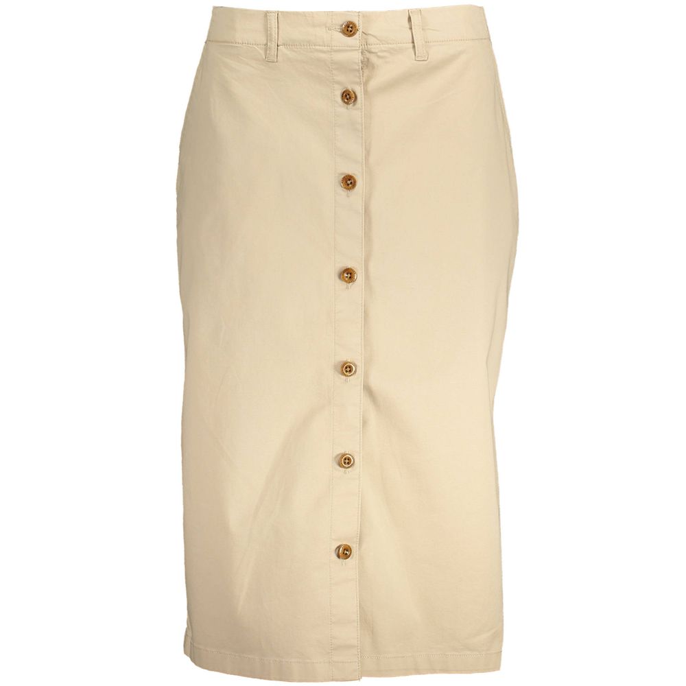 Gant Gant Beige Cotton Women Skirt (Italian Size WOMEN: 34, nan: nan, nan: nan)