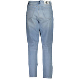 Calvin Klein Blue Cotton Women Jeans
