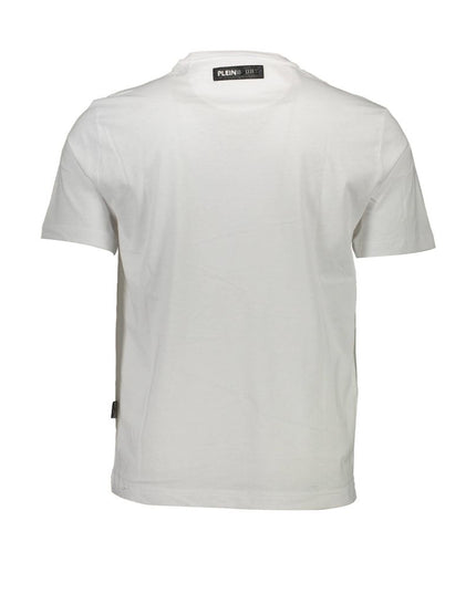 Plein Sport White Cotton Men T-Shirt