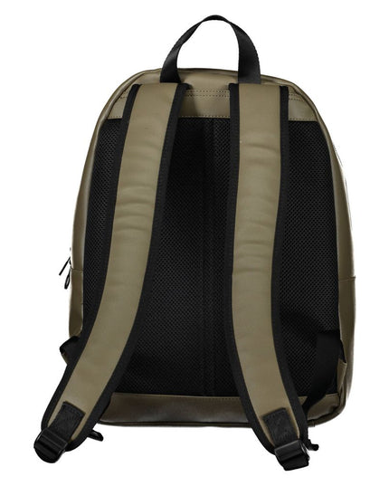 Tommy Hilfiger Green Polyethylene Men Backpack