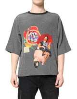 Dolce & Gabbana Black Graphic Print Short Sleeve T-shirt
