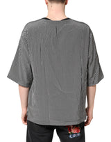 Dolce & Gabbana Black Graphic Print Short Sleeve T-shirt