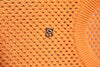 Dolce & Gabbana Orange Cashmere Round Neck Sleeveless T-shirt
