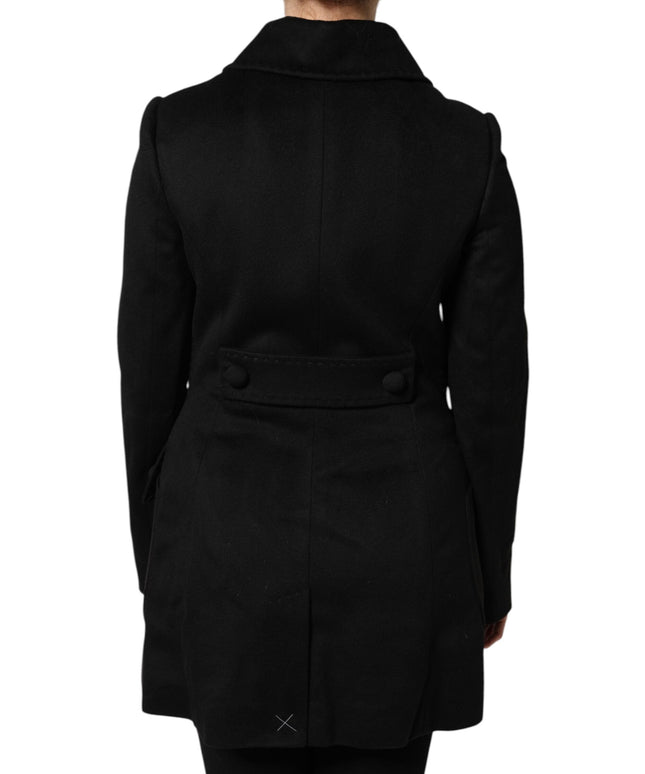 Dolce & Gabbana Black Wool Sartoria Italiano Blazer Jacket