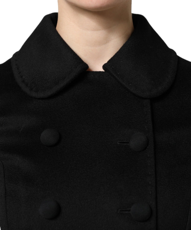 Dolce & Gabbana Black Wool Sartoria Italiano Blazer Jacket