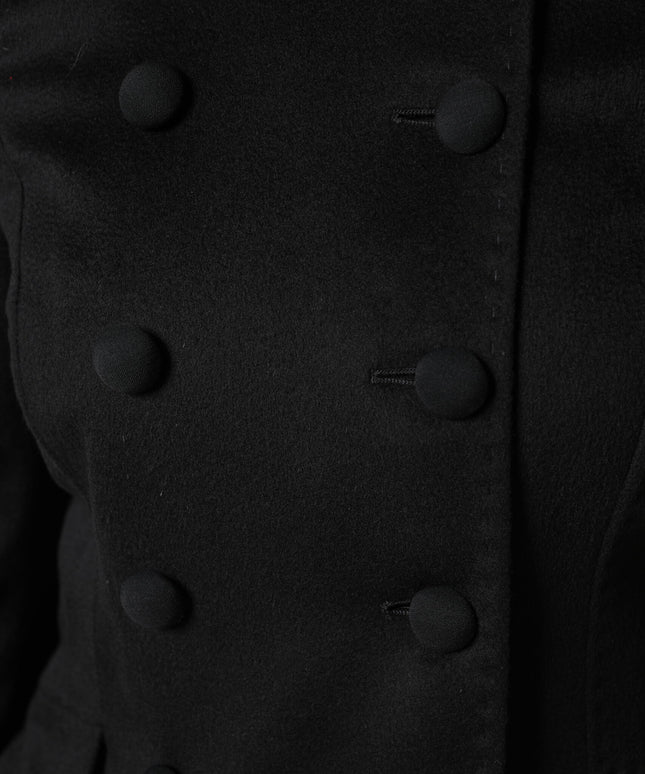 Dolce & Gabbana Black Wool Sartoria Italiano Blazer Jacket