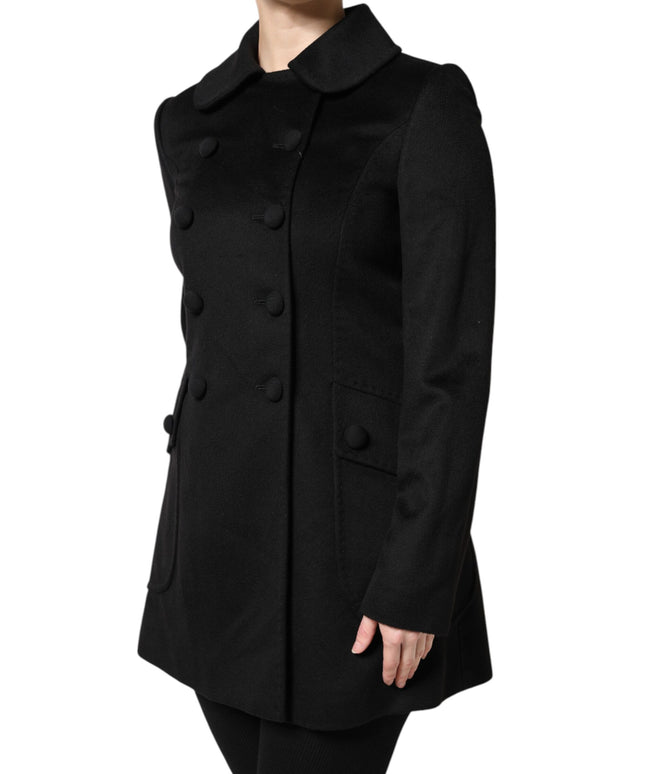 Dolce & Gabbana Black Wool Sartoria Italiano Blazer Jacket