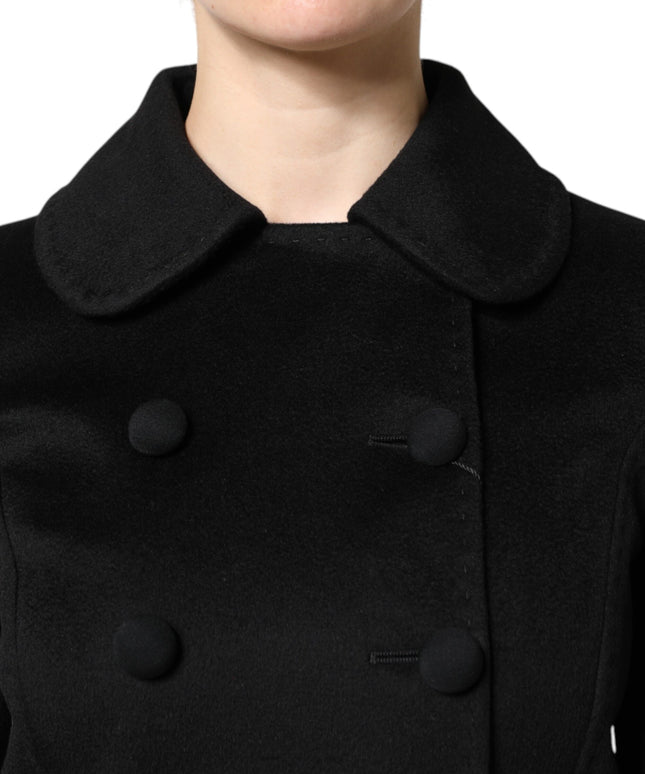 Dolce & Gabbana Black Wool Sartoria Italiano Blazer Jacket