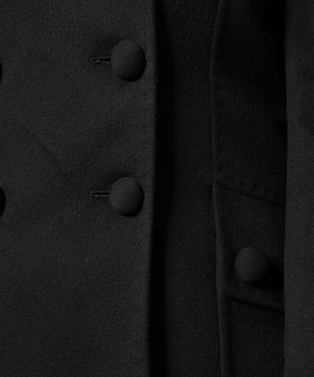 Dolce & Gabbana Black Wool Sartoria Italiano Blazer Jacket
