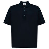 Alpha Studio Blue Cotton Polo Shirt