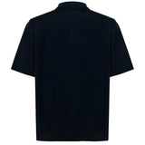 Alpha Studio Blue Cotton Polo Shirt