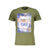 Cavalli Class Green Cotton Men T-Shirt