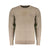 Norway 1963 Brown Wool Men Sweater