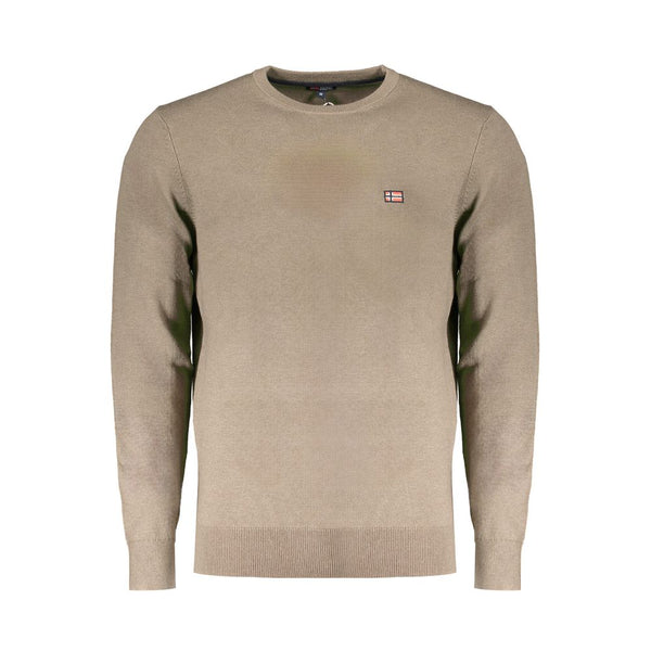 Norway 1963 Brown Wool Men Sweater