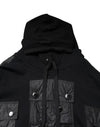 Dolce & Gabbana Black Cotton Hooded Sweatshirt Sweater