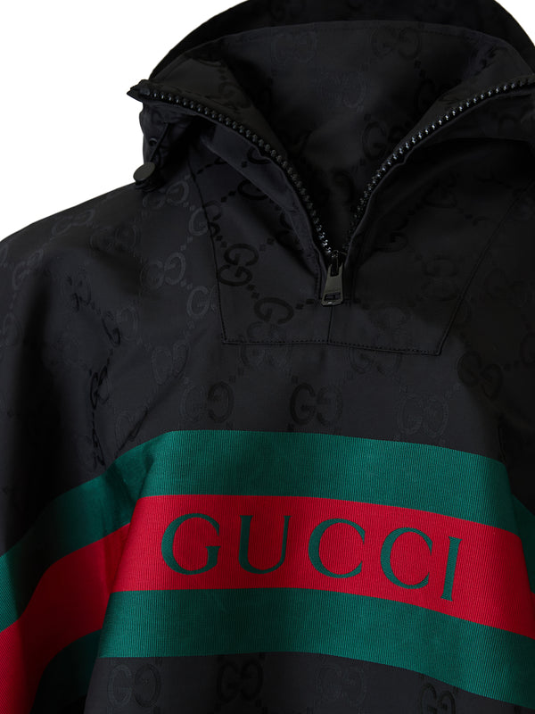 معطف Gucci GG Jacquard من النايلون
