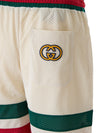 Gucci Cream polyesterLogo Shorts