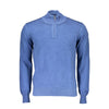 North Sails Blue Cotton Men Sweater