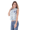 John Galliano Blue Cotton Sweater