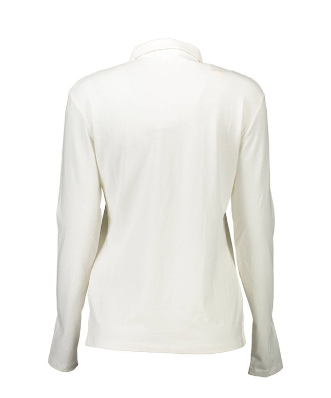 U.S. POLO ASSN. White Cotton Women Polo Shirt