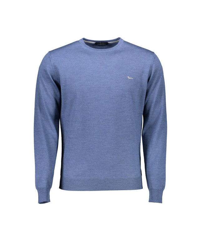 Harmont & Blaine Blue Wool Men Sweater