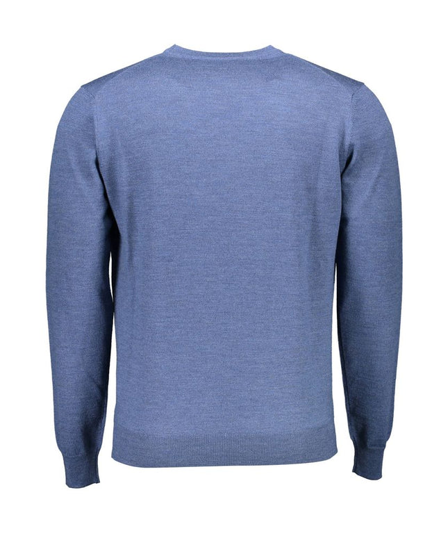 Harmont & Blaine Blue Wool Men Sweater