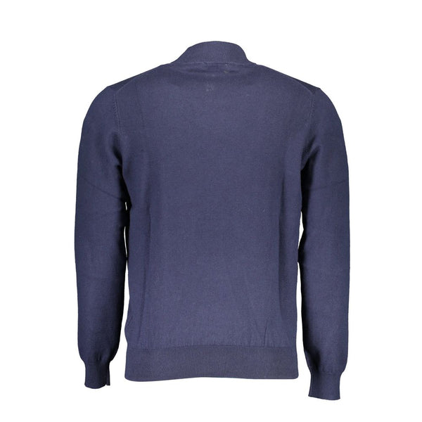 North Sails Blue Cotton Men Sweater
