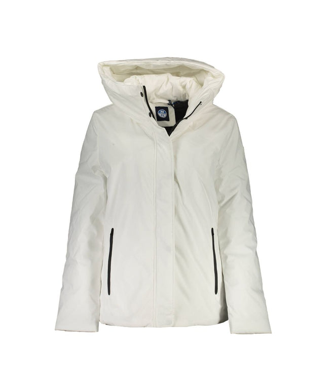 North Sails White Polyester Women Jacket