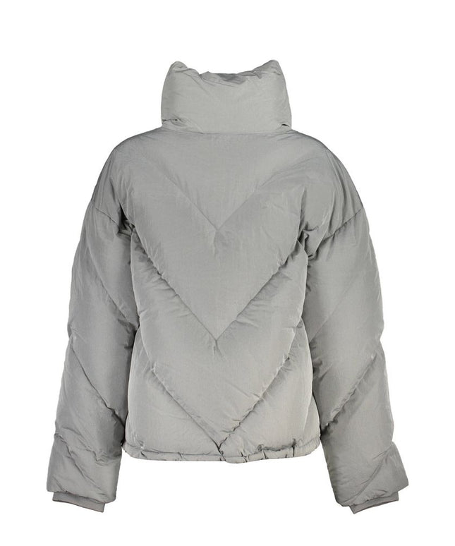 K-WAY Elegant Gray Long-Sleeved Jacket