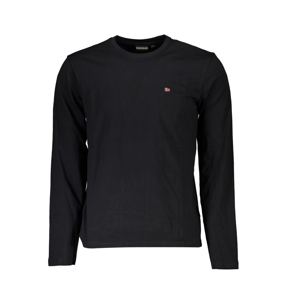 Napapijri Napapijri Black Cotton T-Shirt (Italian Size MEN: XXL, nan: nan, nan: nan)