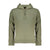 Napapijri Emerald Green Hooded Sweatshirt with Embroidery