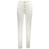 Calvin Klein White Cotton Women Jeans
