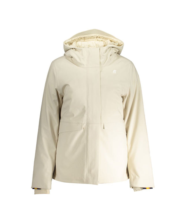 K-WAY Beige Polyester Jackets & Coat