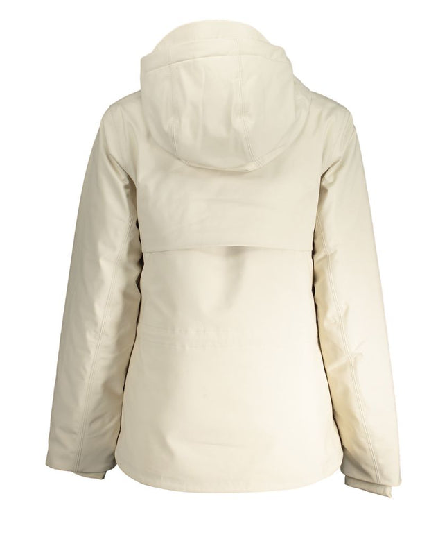 K-WAY Beige Polyester Jackets & Coat