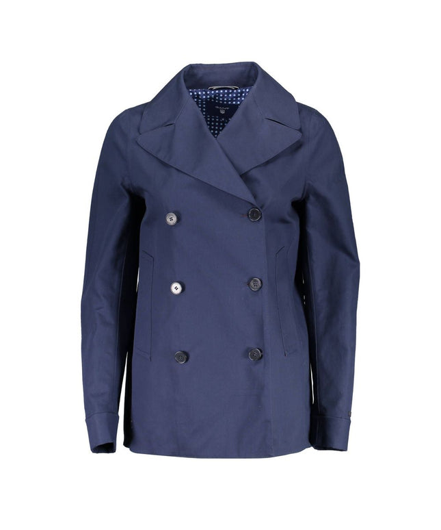 Gant Blue Cotton Women Jacket