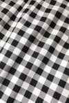 Dolce & Gabbana White Black Checkered Sleeveless Sheath Dress