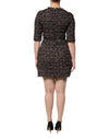 Dolce & Gabbana Brown Tweed Short Sleeves A-line Mini Dress