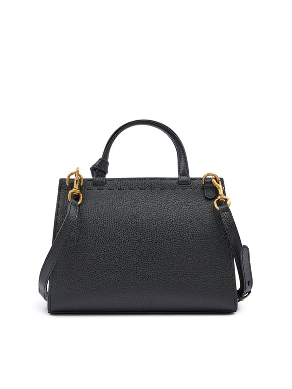 حقيبة يد Gucci GG Marmont الجلدية السوداء