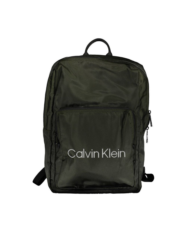 Calvin Klein Green Polyester Men Backpack