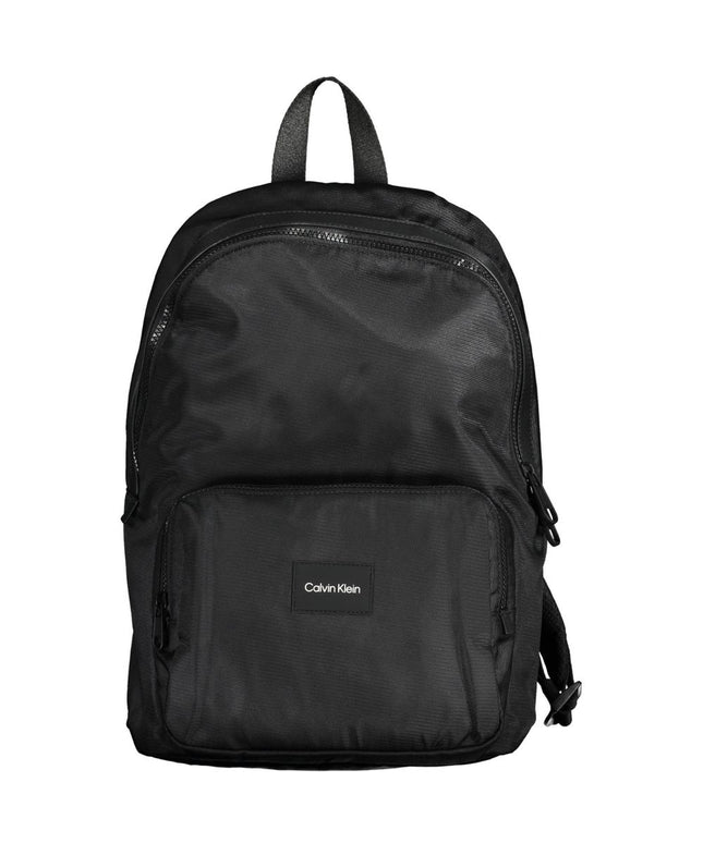 Calvin Klein Black Polyester Men Backpack