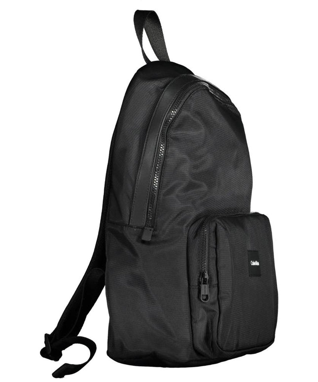 Calvin Klein Black Polyester Men Backpack