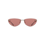Calvin Klein Pink Metal Women Sunglass