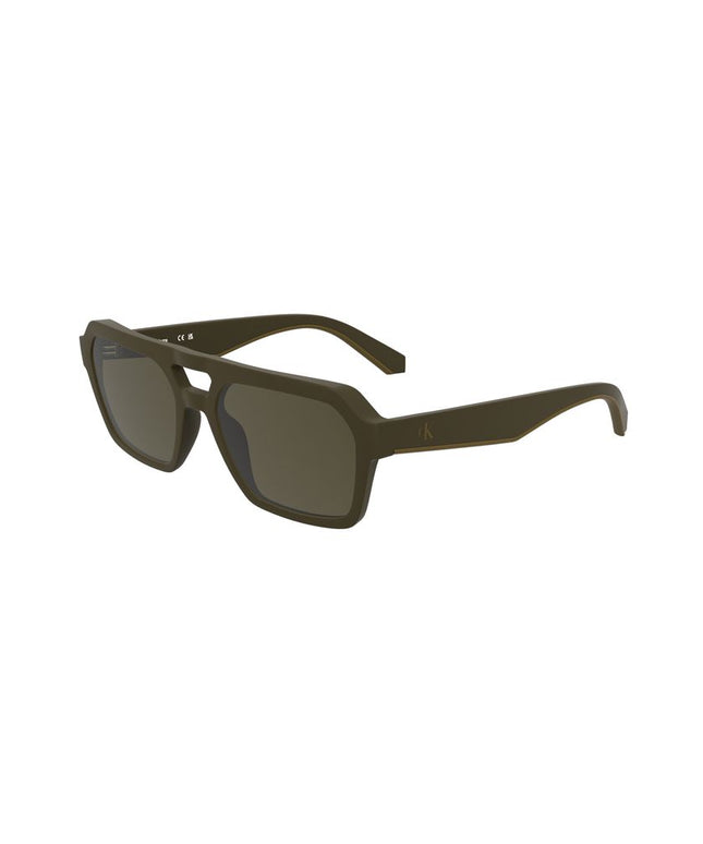 Calvin Klein Brown Bio-Based Fabric Men Sunglasses