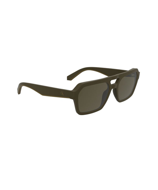 Calvin Klein Brown Bio-Based Fabric Men Sunglasses