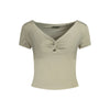 Guess Jeans Green Modal Tops & T-Shirt