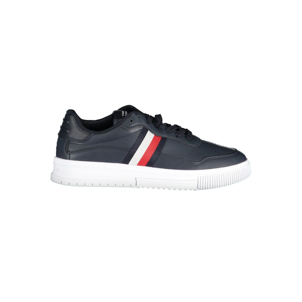 Tommy Hilfiger Tommy Hilfiger Blue Leather Men Sneaker (Shoe Size Men: EU40/US7, nan: nan, nan: nan)