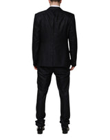 Dolce & Gabbana Black MARTINI King Skeleton 2 Piece Suit