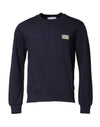 Dolce & Gabbana Dark Blue Logo Crew Neck Pullover Sweater