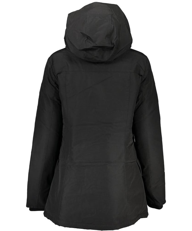 Woolrich Black Cotton Jackets & Coat